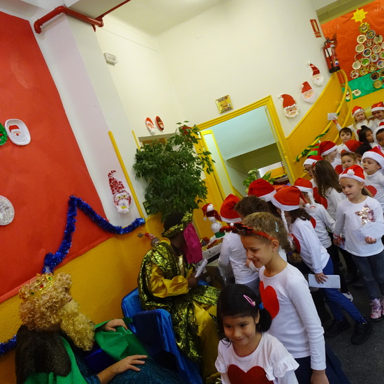 Visita de los Reyes Magos 1. Curso 19-20 21