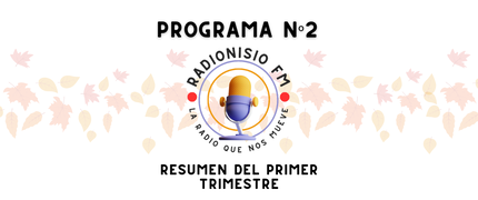 PROGRAMA Nº2 - RESUMEN PRIMER TRIMESTRE