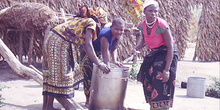 Mujeres cocinando, Nacala, Mozambique