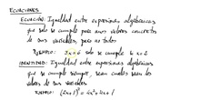 Ecuaciones: introducción  (2º ESO)