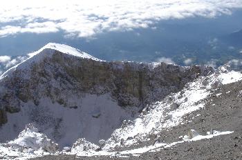 Vistas del cráter del Pico de Orizaba (5750m)