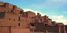 Construcciones escalonadas, Ait Benhaddou, Marruecos