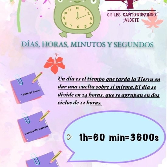 DIAS, HORAS, MINUTOS Y SEGUNDOS