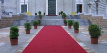 Alfombra roja en la Catedral de la Almudena, Madrid