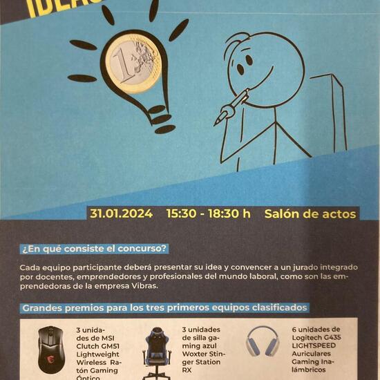 Cartel concurso elevator pitch