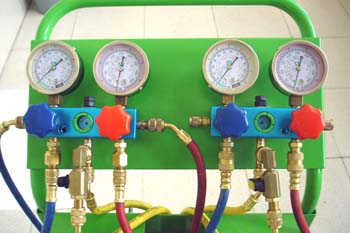 Cuadro de mandos de la unidad de carga de aire acondicionado