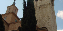 Campanario de iglesia en Arganda del Rey