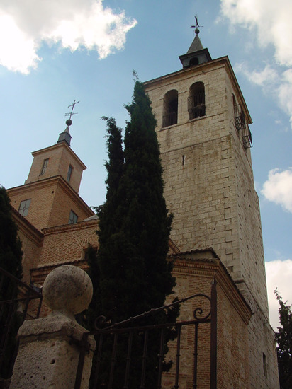 Campanario de iglesia en Arganda del Rey