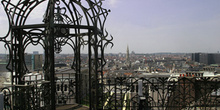 Vista de Bruselas desde el Museo de la Música, Bélgica