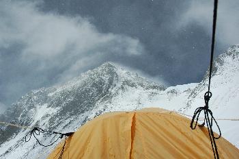 Tienda de campo 3 con vista al Everest
