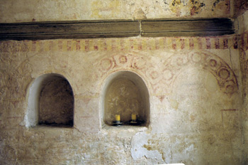 Lateral capilla mayor de la iglesia de San Salvador de Valdediós