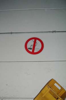Pictograma prohibido fumar en las instalaciones