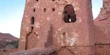 Torre defensiva de adobe, Ait Benhaddou, Marruecos