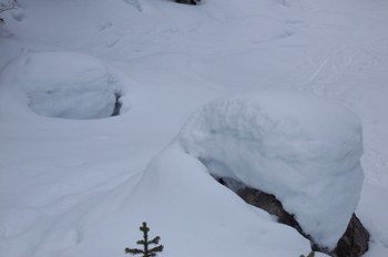 Nieve, Lago Louise, Parque Nacional Banff