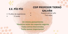 MENTOR ACTÚA E. E. PÍO PÍO Y CEIP PROFESOR TIERNO GALVÁN-ALCOBENDAS