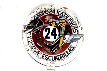 Distintivo del avión Katiuskas Grupo 24, Museo del Aire de Madri
