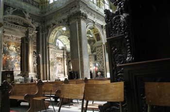 Interior de la Iglesia de Jesús, Génova