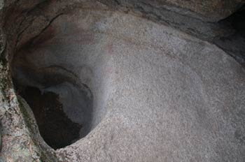 Interior de una mina romana