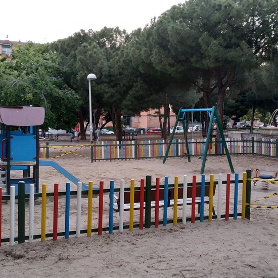 La pandemia en los parques infantiles 13