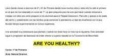 ARE YOU HEALTHY?