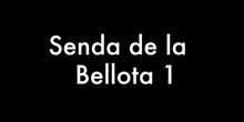 Senda de la Bellota 1