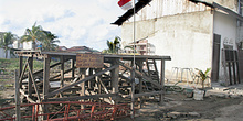Lugar de abastecimiento de agua, Banda Ache, Sumatra, Indonesia
