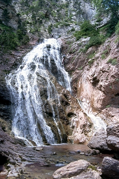 Cascada en el Barranco Jardín, Huesca