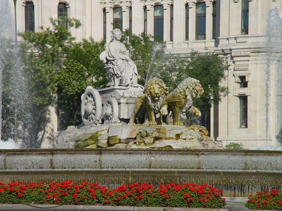 Fuente de Cibeles en Madrid