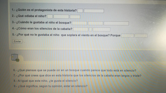 PREGUNTAS COMPRENSIÓN LECTORA 24 DE ABRIL