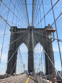 Detalle Puente de Brooklyn