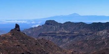 Roque Nublo y el Teide al fondo