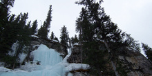 Cascada helada, Lago Louise, Parque Nacional Banff