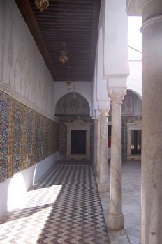 Pasillo, Gran Mezquita de Kairouan, Túnez