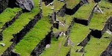 Terrazas en Machu Pichu, Perú