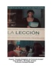 Ficha Didáctica La Lección