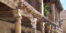 Soportal de una casa de Pedraza, Segovia, Castilla y León