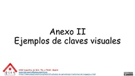 Anexo II. Claves visuales