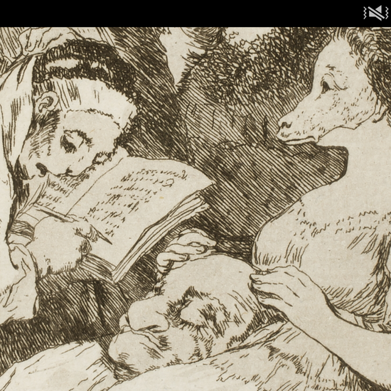 Los Caprichos en detalles apaisados 30