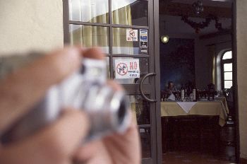 Entrada a restaurante, Canarias