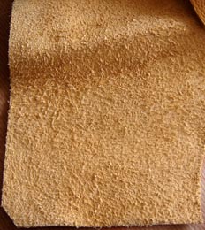 Cuero de ternera lado carne