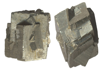 Pirita en piritoedros