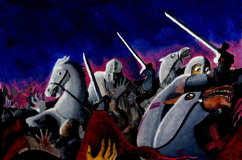 Entierro de amigos y enemigos