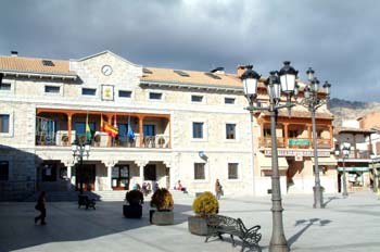 Plaza Mayor, Manzanares el Real, Madrid