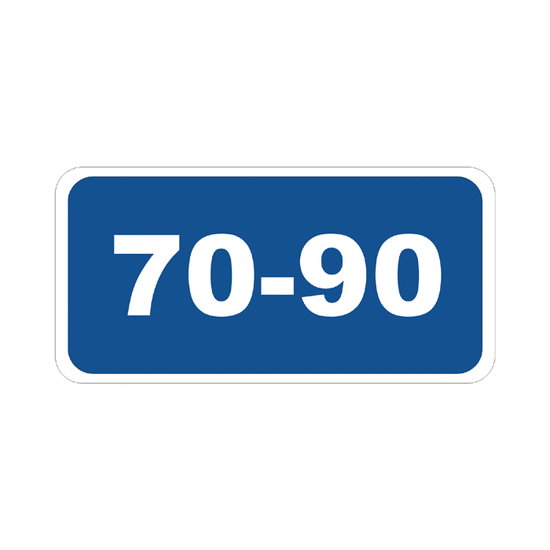 Intervalo aconsejado de velocidades