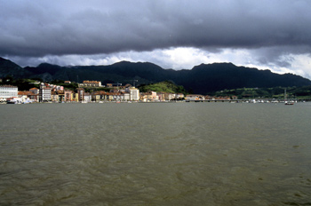 Vista parcial de Ribadesella, Principado de Asturias