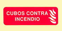 Incendio: cubo contra incendio