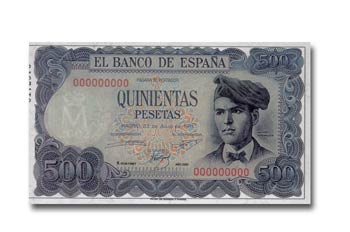 Pesetas, anverso