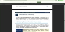 4. El Reformismo borbónico.