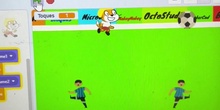 Vive la emoción de la final del mundial 2026, programando con Scratch un juego de toques.
