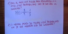 Ejemplo de cálculo de la probabilidad de un suceso compuesto. Figuras.